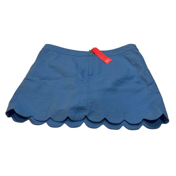 M1-159 LILLY PULITZER NWT Women's Colette Skort Zanzibar Blue Size 16 - Picture 1 of 9